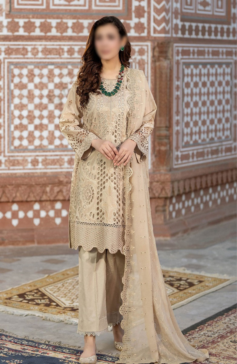 Amna Khadija Chikankari Lawn Unstitched 3 Piece Suit - D-06 - AM26FNC - Purple - Summer Collection main image 0