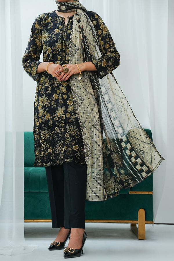 Gulraz Printed & Embroidered Pret Collection By Amna Khadija Pret D-03