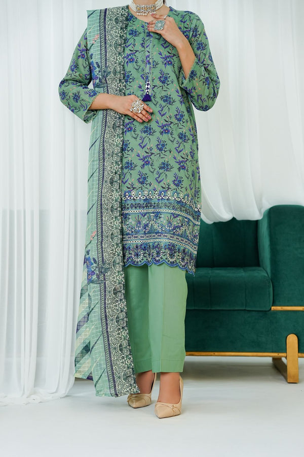 Gulraz Printed & Embroidered Pret Collection By Amna Khadija Pret D-04