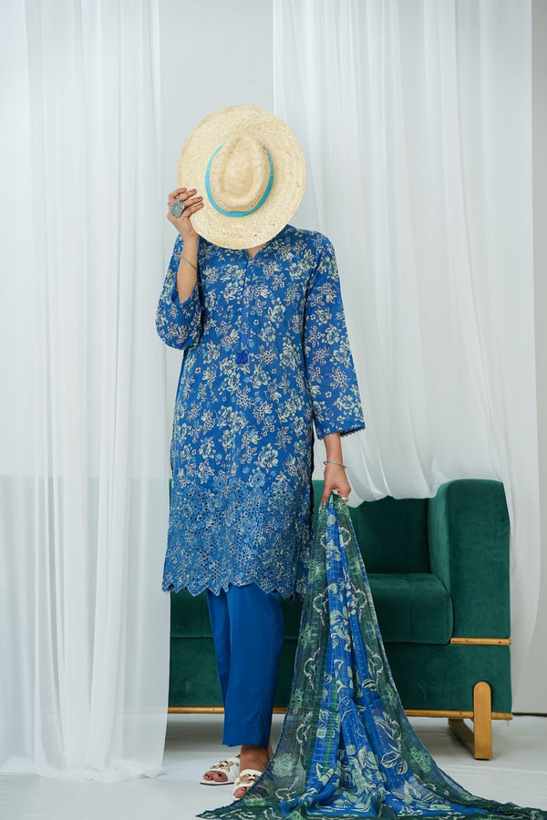 Gulraz Printed & Embroidered Pret Collection By Amna Khadija Pret D-02