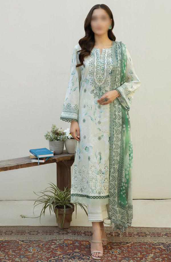 AFREEN EMBROIDERED CHIKANKARI LAWN COLLECTION AF 112