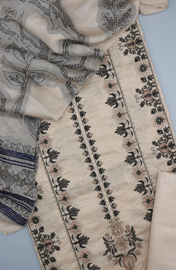 Afsanay Unstitched Embroidered Series With Jacquard Dupatta Collection 2024 AUES 04