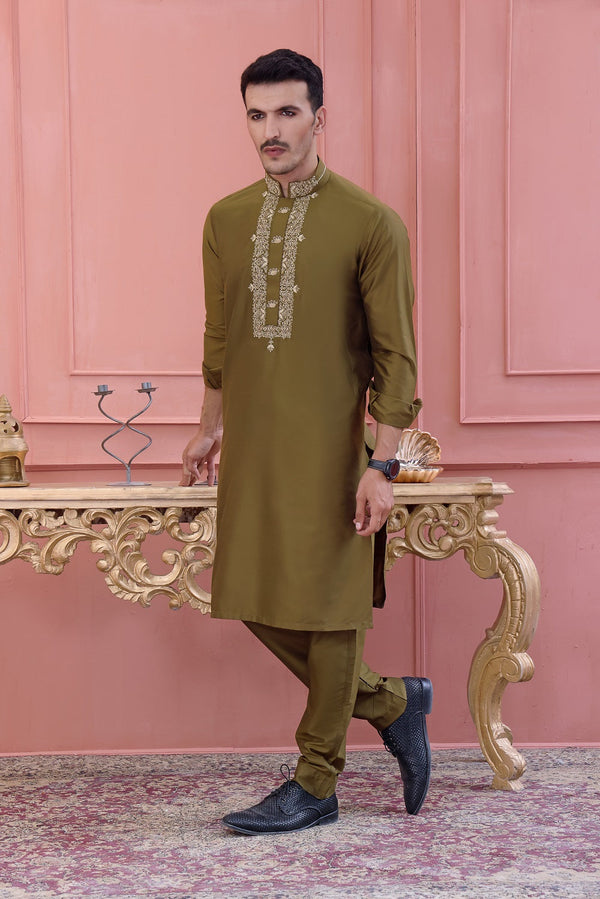 TGM Fancy Mens Shalwar Kameez Amazon Stone