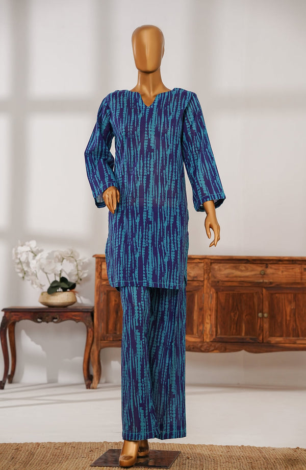 Amna Khadija Carell 88 Printed Lawn Stitched 2 Piece Suit - AKCS-04 - AM25CR88 - Blue - Summer Collection