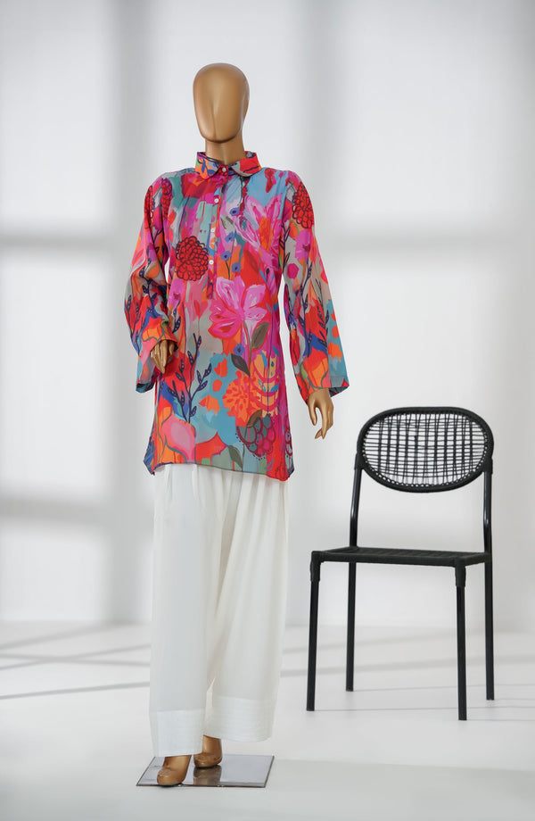 Beyond Basics by Amna Khadija Premium Digital Printed Poly Swiss Stitched Shirt - BB-02 - AM25BYND - Multi - Summer Collection