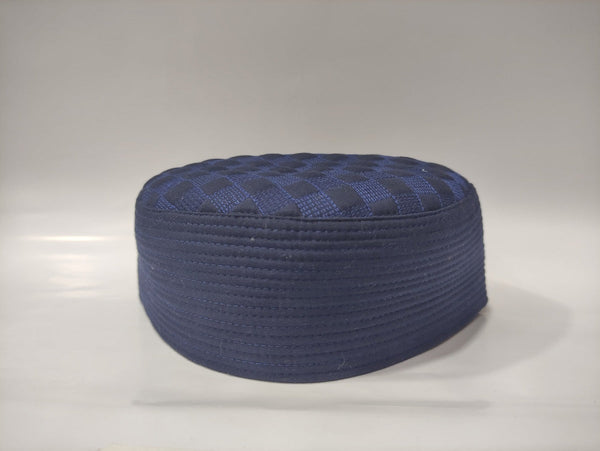 Tasavur Traditional Topi Blue Squre + EMD