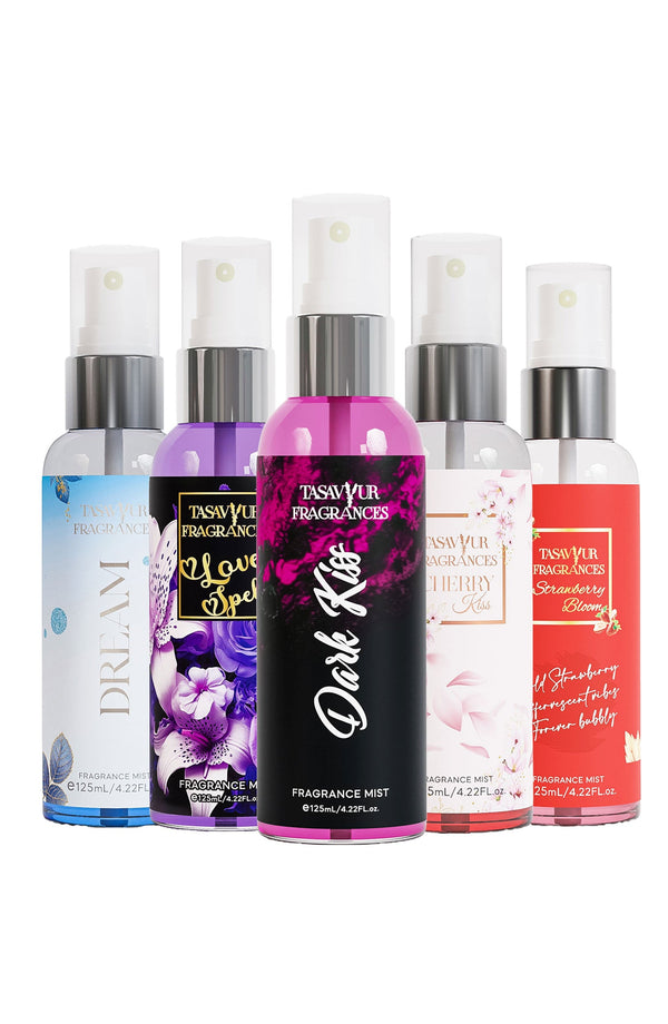 Pack Of 5 Body Mist