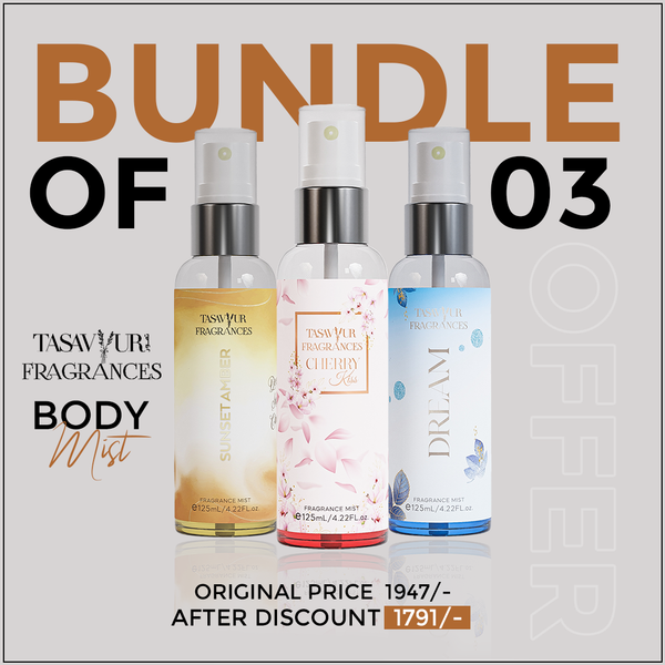 Women Body Mist Bundle OF 3