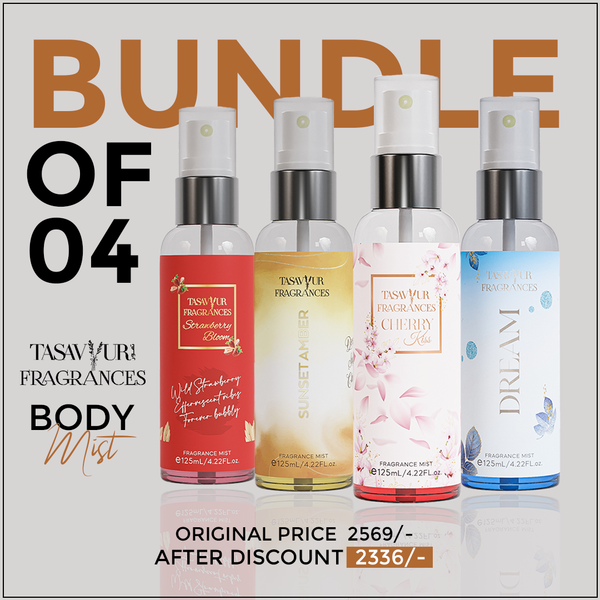 Women Body Mist Bundle OF 4