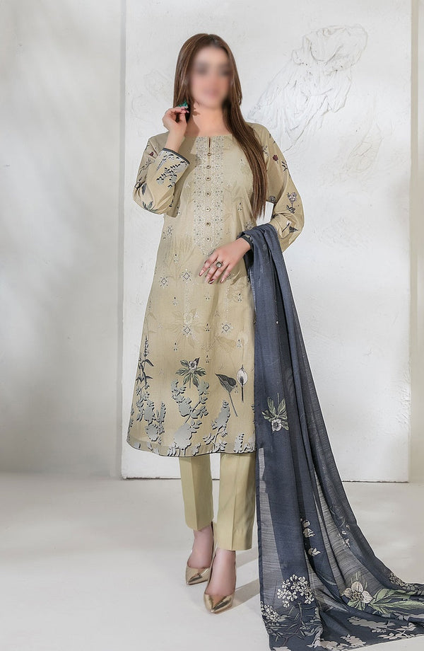 Pari Naaz - Embroidered Digital Printed Lawn Collection D 2043