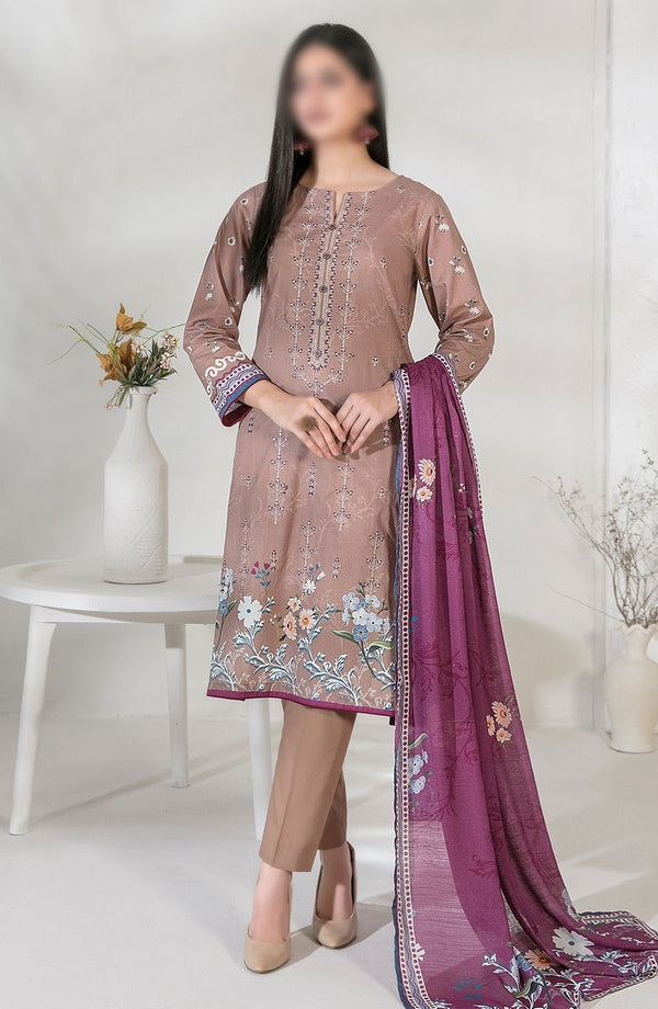 Pari Naaz - Embroidered Digital Printed Lawn Collection D 2044