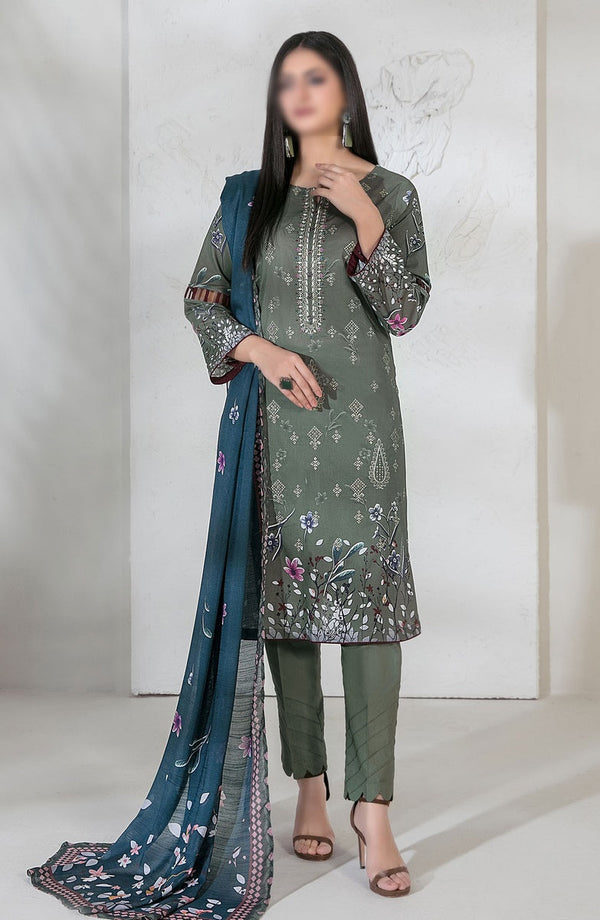 Pari Naaz - Embroidered Digital Printed Lawn Collection D 2049