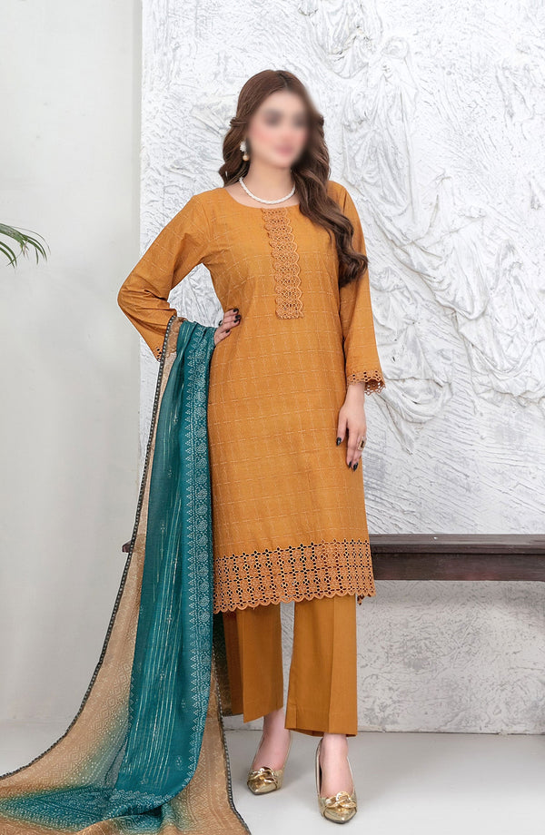 Pegah Schiffli Embroidered Cotton Collection D 2145