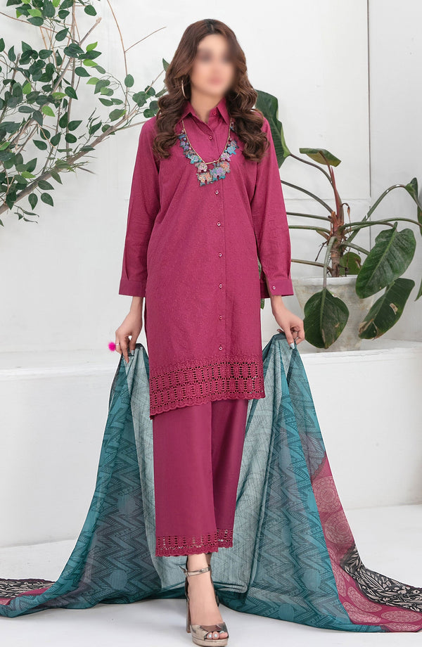 Pegah Schiffli Embroidered Cotton Collection D 2152