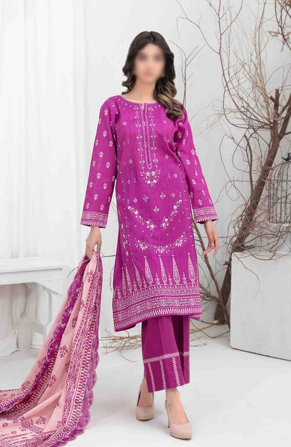 Lamiyah - Embroidered Digital Printed Lawn Collection 2024 D 2462