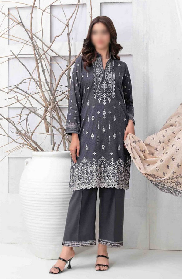 Lamiyah - Embroidered Digital Printed Lawn Collection 2024 D 2463