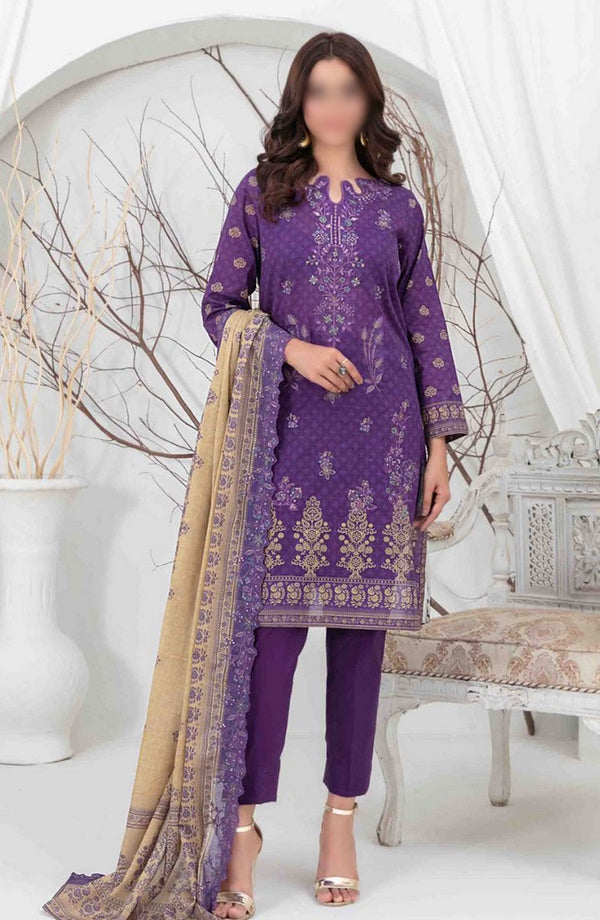 Lamiyah - Embroidered Digital Printed Lawn Collection 2024 D 2465