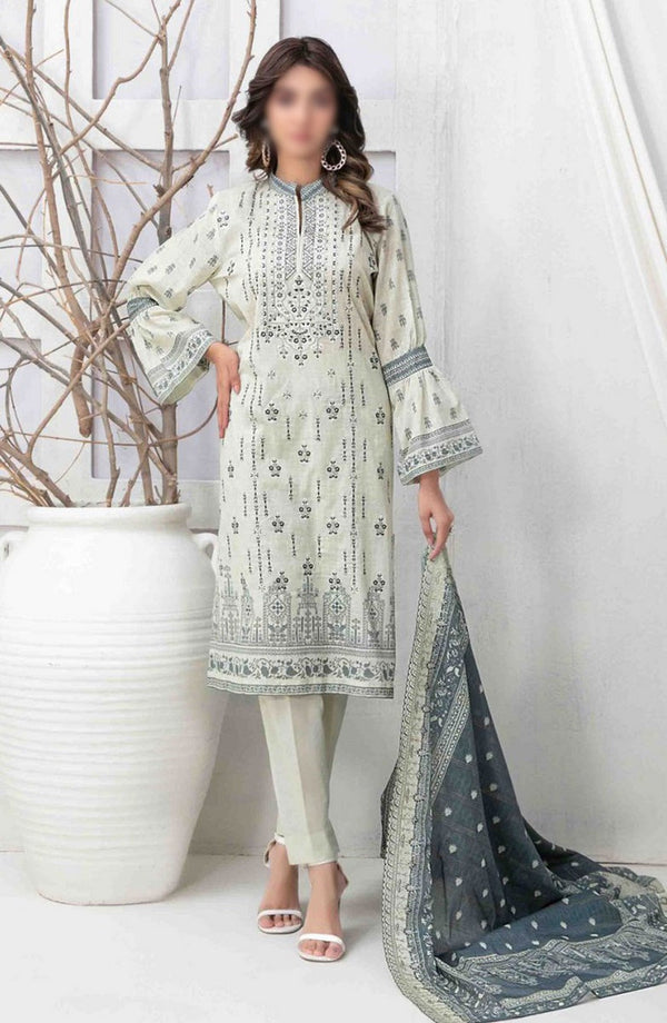 Lamiyah - Embroidered Digital Printed Lawn Collection 2024 D 2467