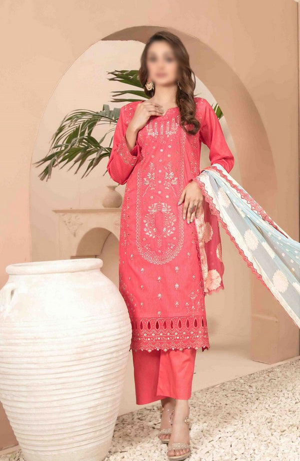 Narina - Embroidered Digital Printed Lawn Collection By Tawakkal Fabrics D 2476