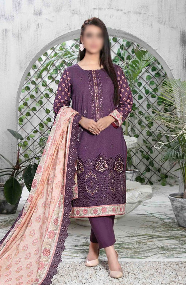 BADEAH Embroidered Digital Printed Lawn Collection 2024 D-2613