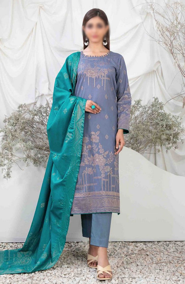 Ifsha - Lawn Broshia Banarsi 3pcs Collection By Tawakkal Fabrics D 2798