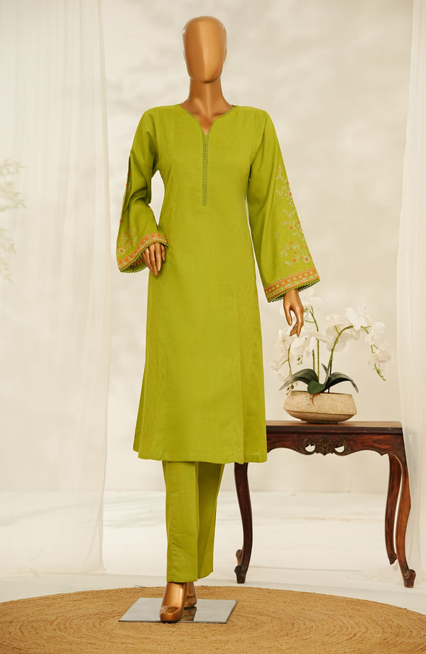 Amna Khadija Daily Delights Embroidered Cotton Stitched 2 Piece Suit - D-307 - AM25CTN - Dhani - Summer Collection
