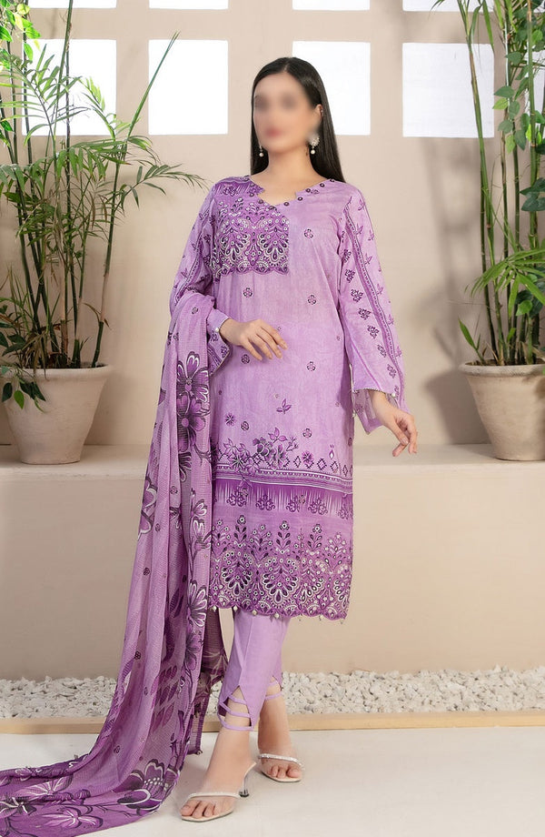 Roha -Embroidered Digital Lawn Collection By Tawakkal Fabrics D 9324