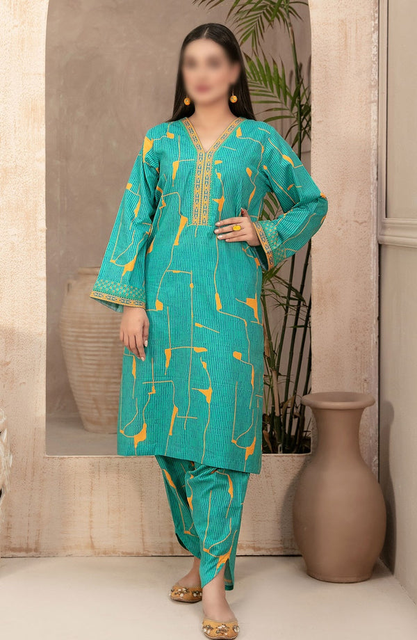 Malia - Stitched Digital Printed 2pcs Collection 2024 D 9470