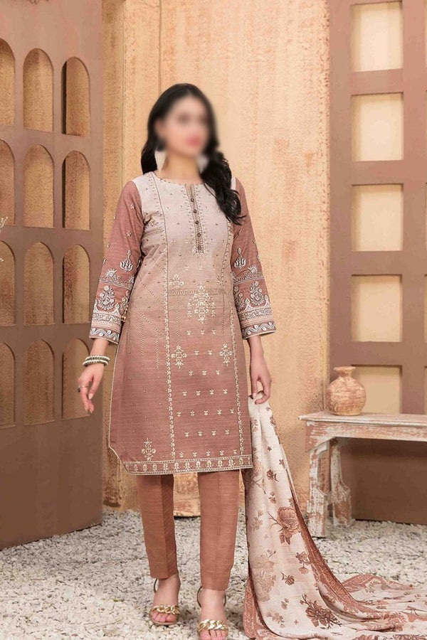 Noriza - Embroidered Digital Khaddar Collection D 1304