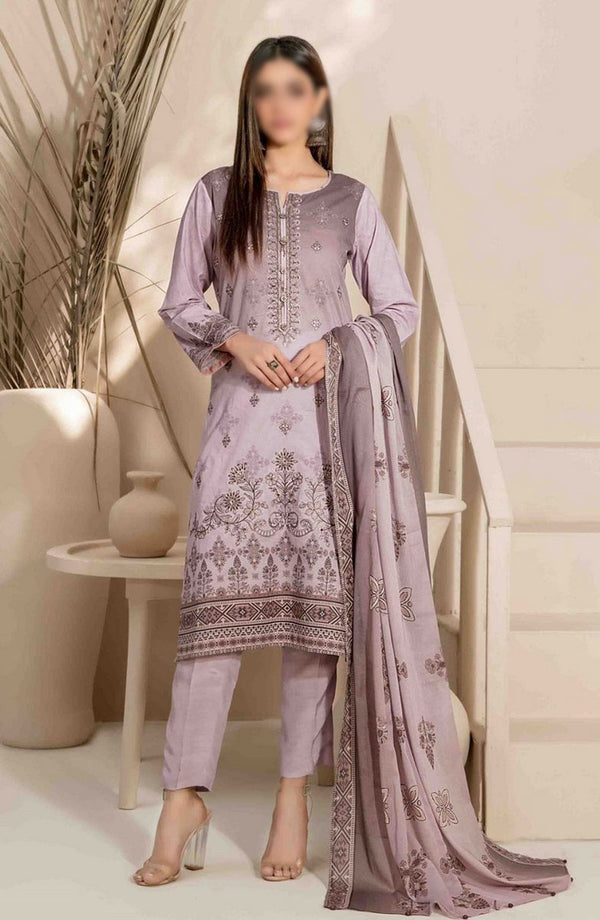 Faria - Embroidered Digital Printed Lawn Collection 2024 D 2035