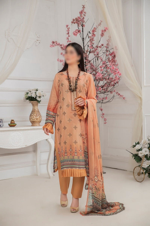 Amna Khadija Parishay Digital Print and Embroidered Viscose Collection DEE 006
