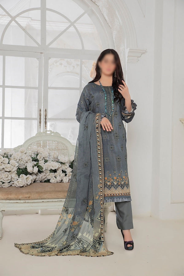 Amna Khadija Parishay Digital Print and Embroidered Viscose Collection DEE 007