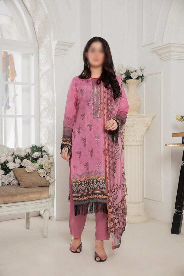 Amna Khadija Parishay Digital Print and Embroidered Viscose Collection DEE 008