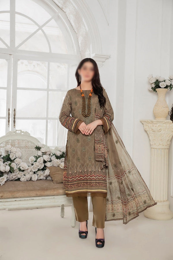 Amna Khadija Parishay Digital Print and Embroidered Viscose Collection DEE 010