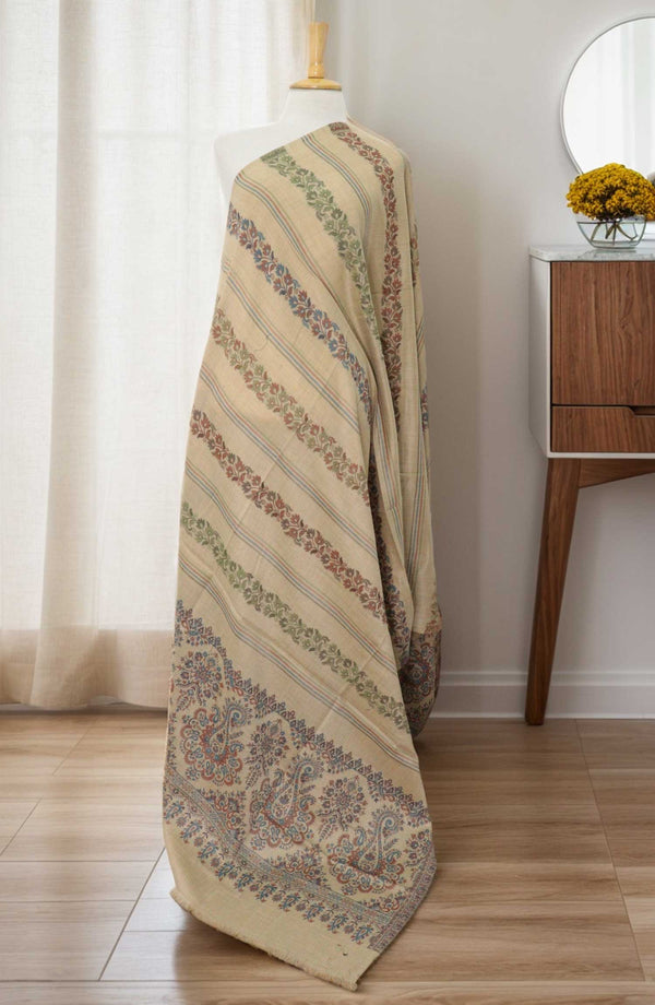 Stoluxe Premium Jacquard Wool Shawl Vol 07 D-04