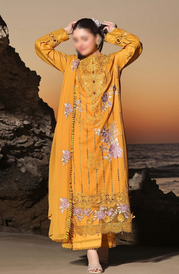 Afsoon Embroidered Lawn Collection 2024 By Humdum Design 06
