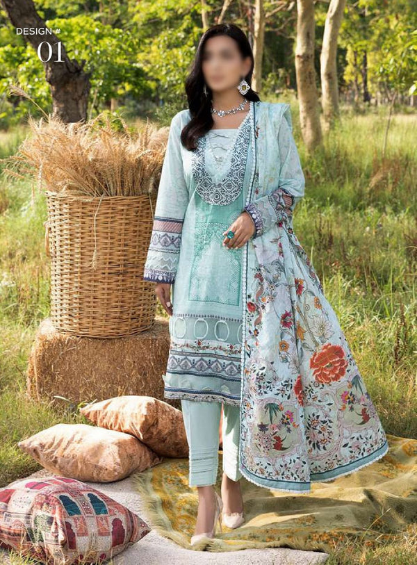 ANUM DIGITAL PRINTED LAWN Collection Vol 03 Design 01