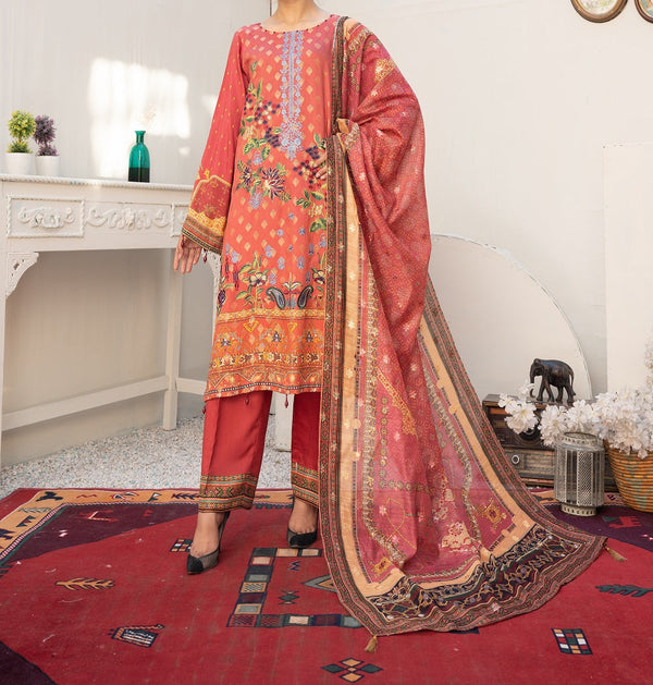 Masakkali Viscose Broshia Jacquard Collection by Amna Khadija Design 02