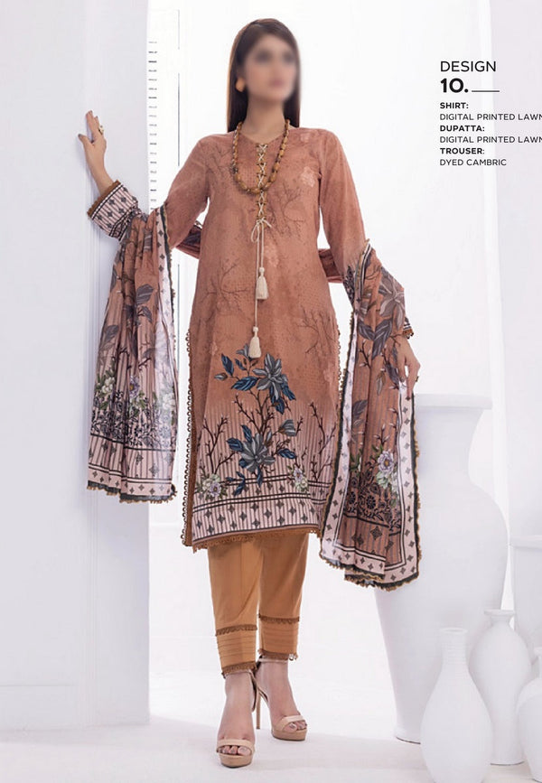 ANUM DIGITAL PRINTED LAWN  Collection Vol 02 Design 10