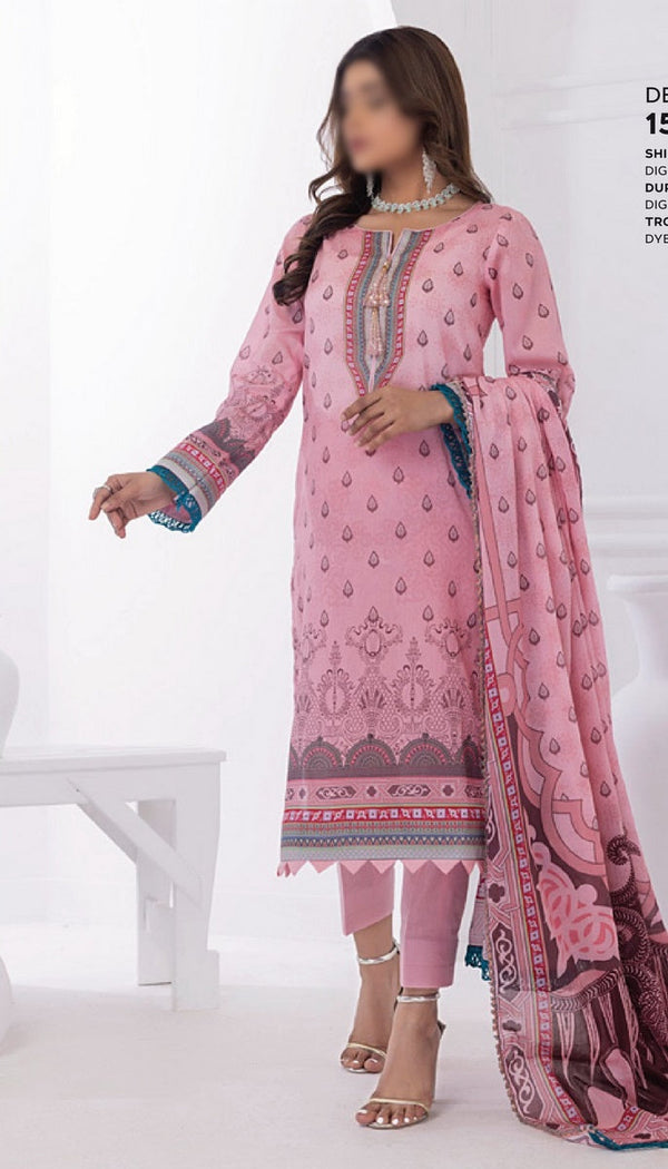 ANUM DIGITAL PRINTED LAWN  Collection Vol 02 Design 15