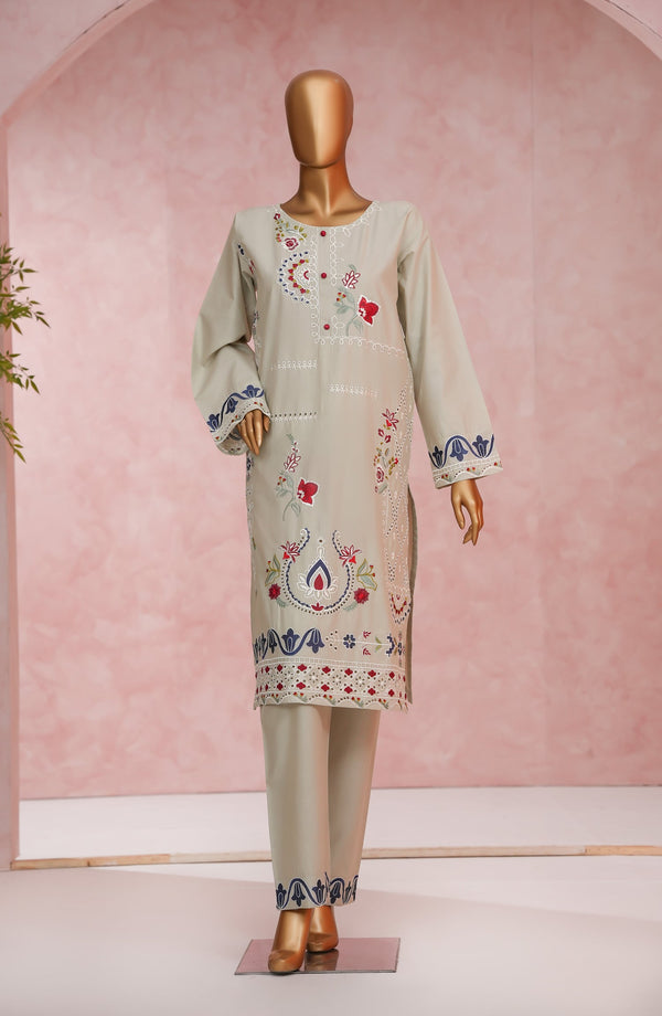 Doriva Noor by Amna Khadija Embroidered Cotton Stitched 2 Piece Co ord Set - DN-01 - AM25DORI - Green - Casual Collection