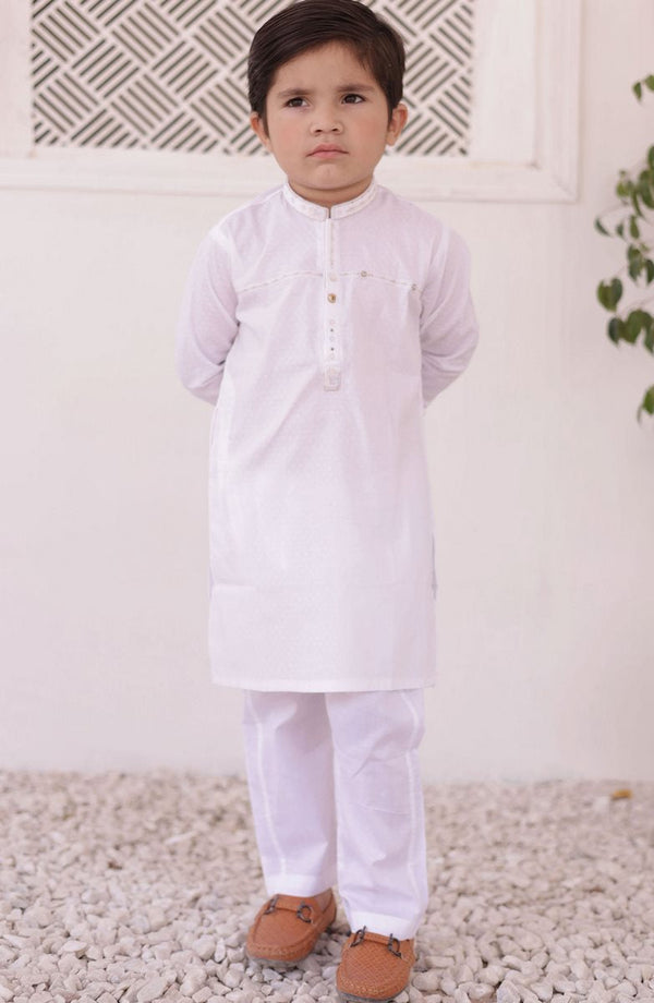 Eid Edit Kurta Trouser Collection By Hassan Jee E 27 Classic White Kurta Trouser