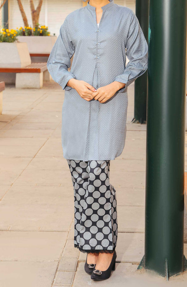 Heba Pret Cotton Jacquard Drop II By Amna Khadija D-02