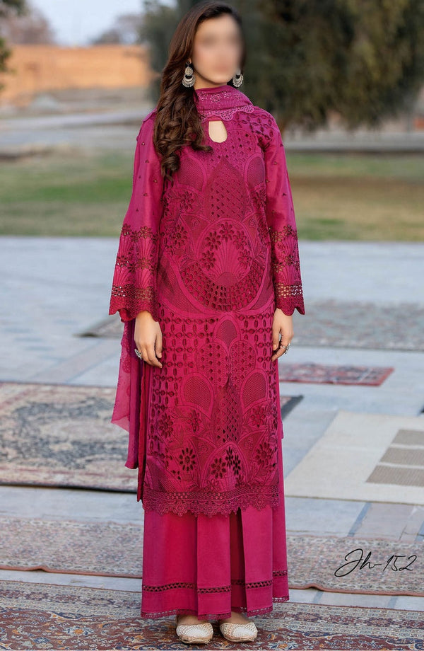 Johra Rozeria Chikankari Lawn Collection 2024 JH 152