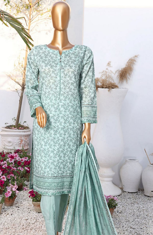 HZ RTW Summer Vibes Printed Lawn Collection Vol 01 PSL 409 GREEN