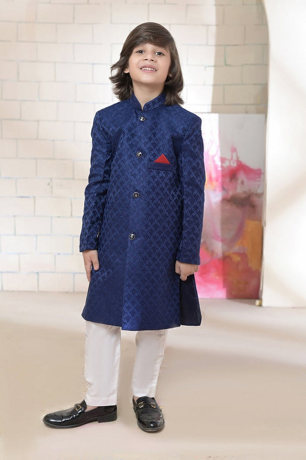 Exclusive Kids Sherwani Collection S 01 Blue Sherwani