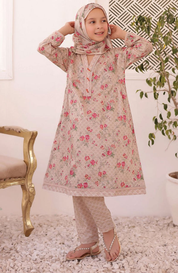 Shifa Girls Summer Lawn Collection 2024 SH 2414 K