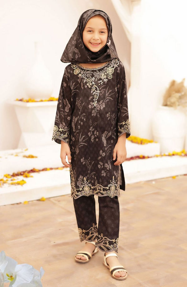 Shifa Girls Summer Embroidered Lawn Collection SH 2411 K