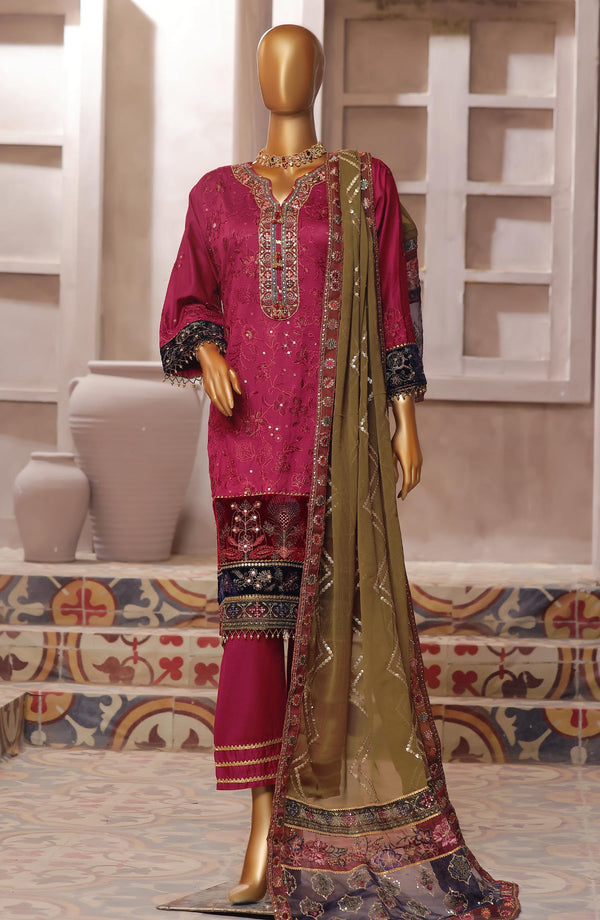 Amna Khadija Timeless Threads Luxury Cotton Prets D-08 (BR EX 07)