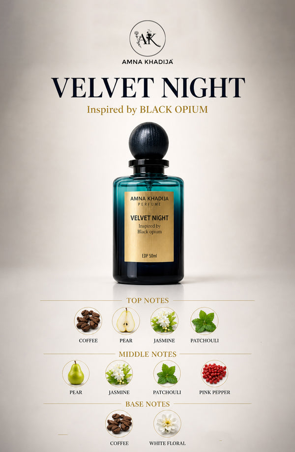 VELVET NIGHT Inspired by Black Opium - AMK26TW - Women Perfume